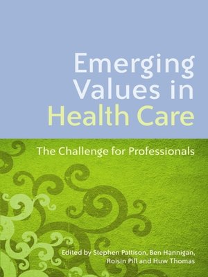 cover image of Emerging Values in Health Care